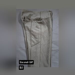GAP Cream Leggings - Size Small